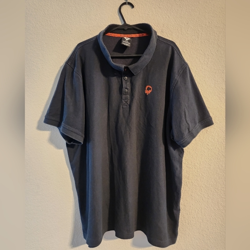 Outdoor Afro x Rei Co-op Men’s black polo shirt size XL